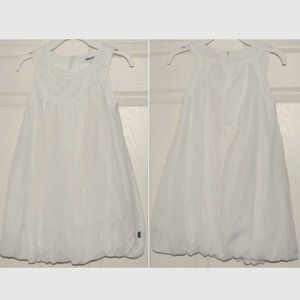 DKNY Girls Size 6, White Party Dress